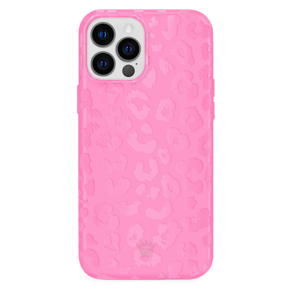 Hot Pink Leopard iPhone Case - Image 7