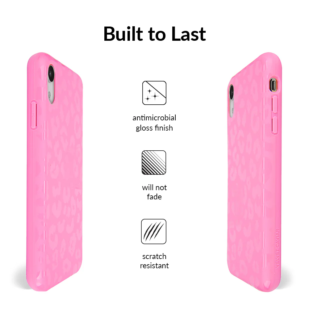 Hot Pink Leopard iPhone Case - Image 83