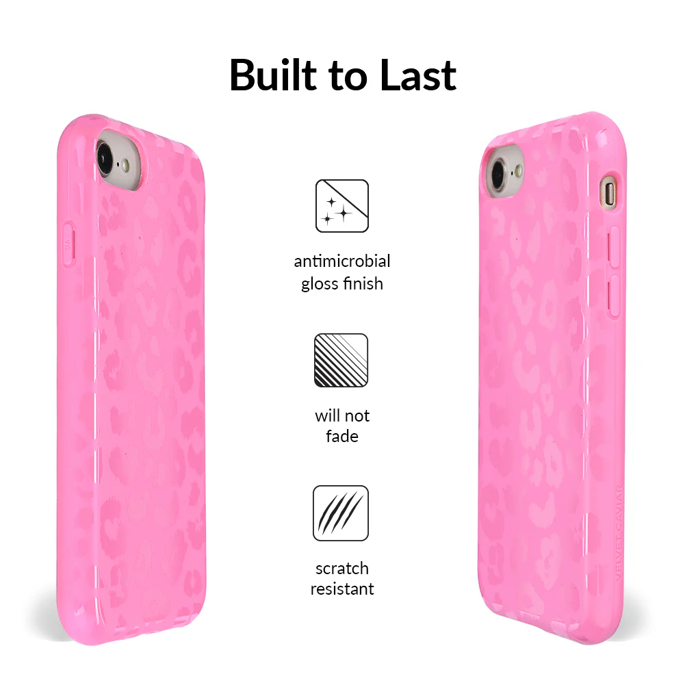 Hot Pink Leopard iPhone Case - Image 89