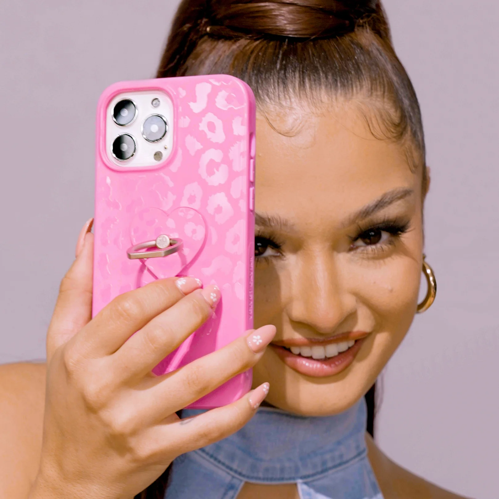 Hot Pink Leopard iPhone Case - Image 92