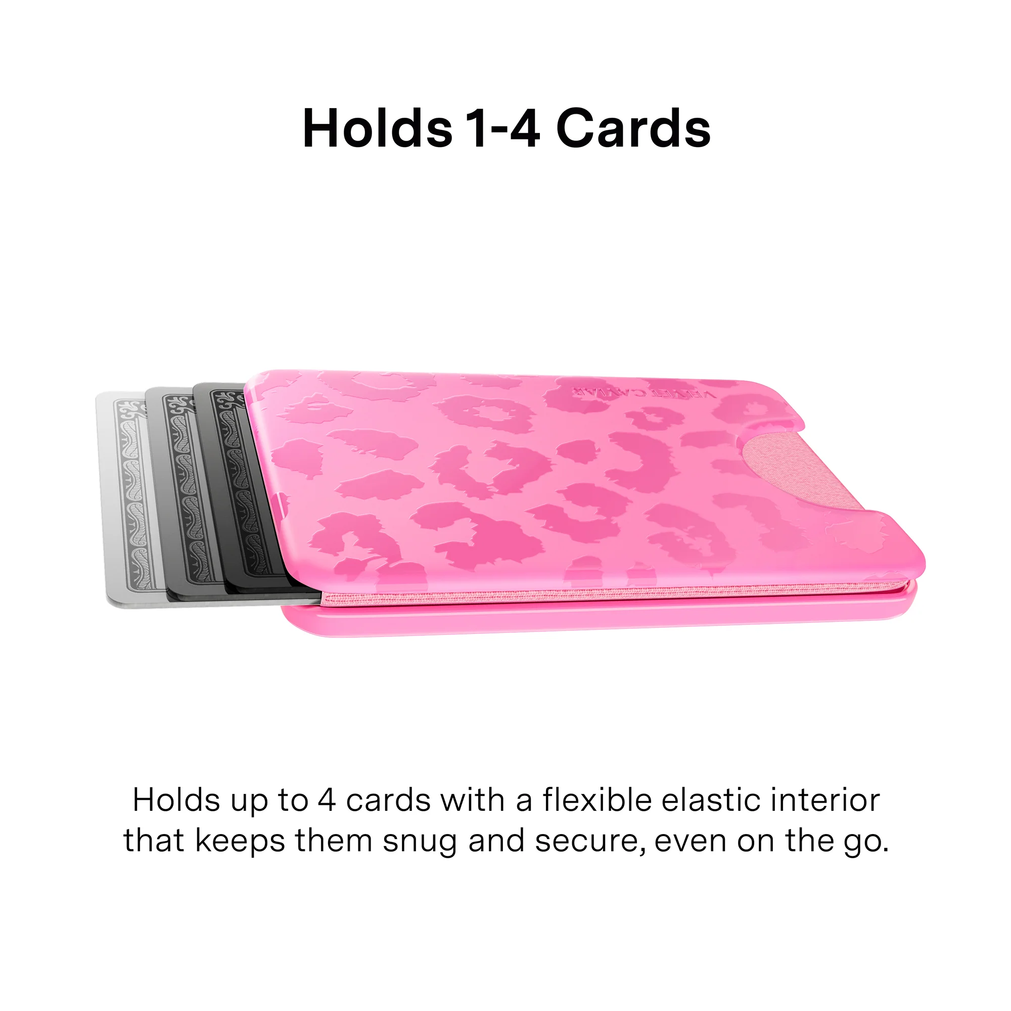 Hot Pink Leopard MagSafe Wallet - Image 2