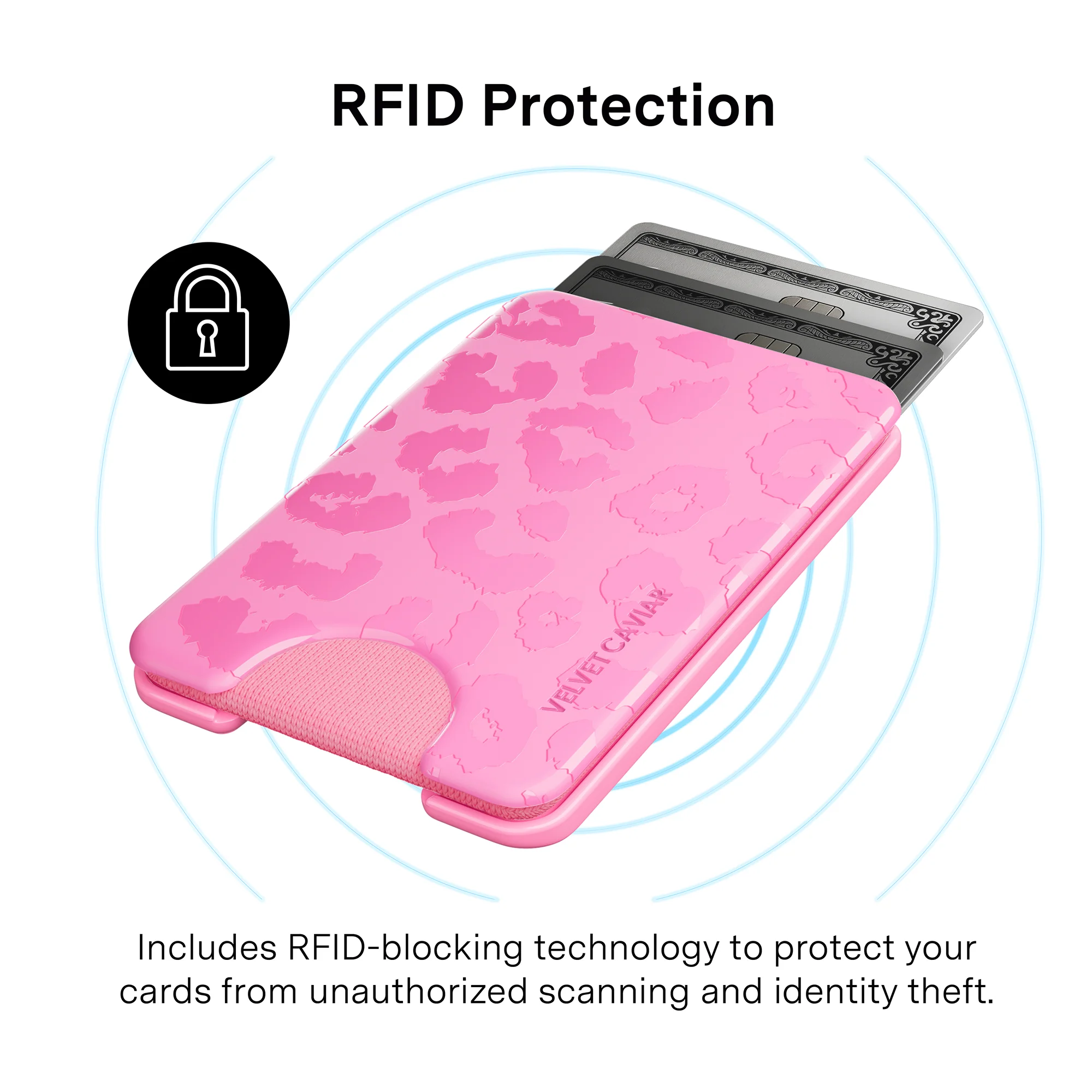 Hot Pink Leopard MagSafe Wallet - Image 4