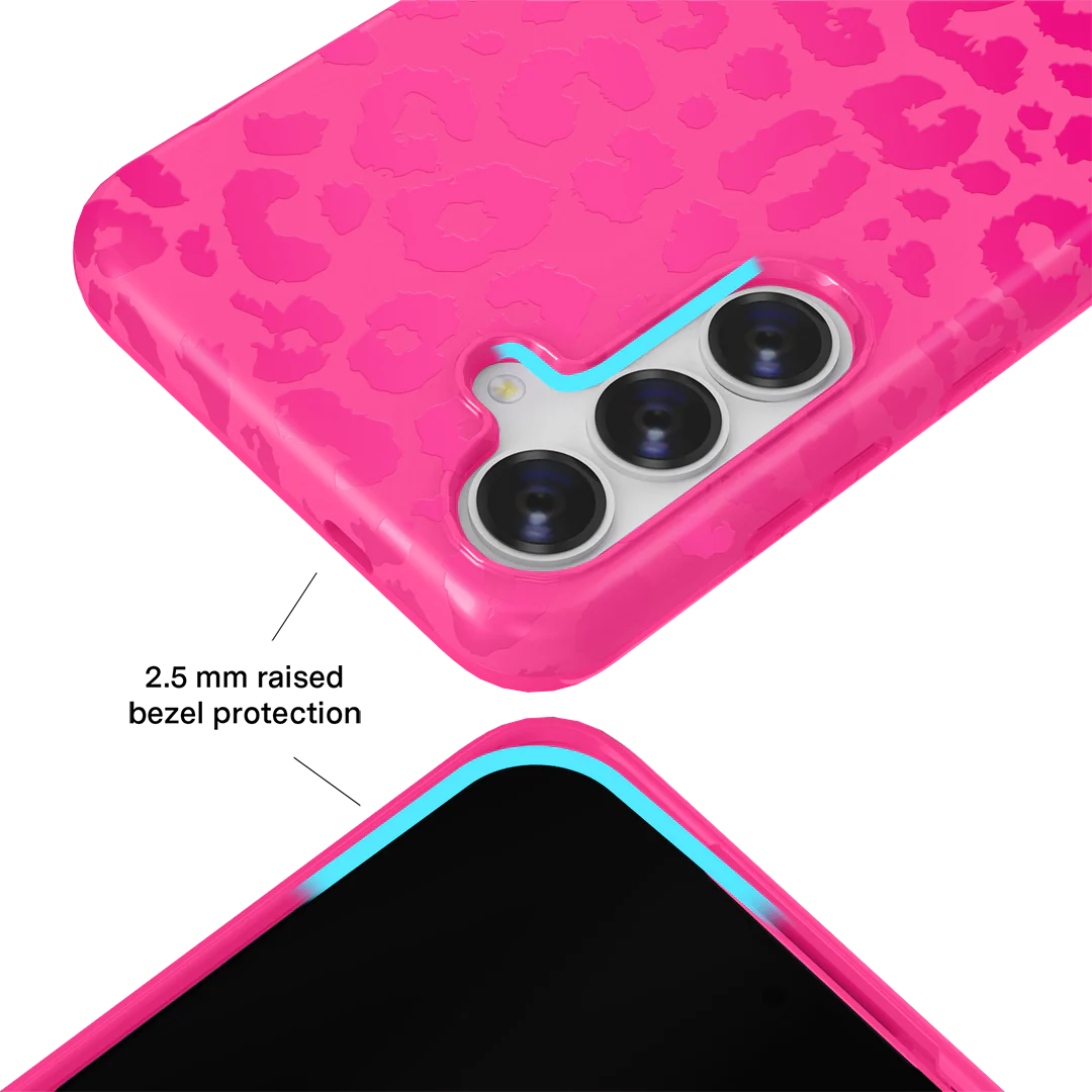 Even Hotter Pink Leopard Samsung Case - Image 2