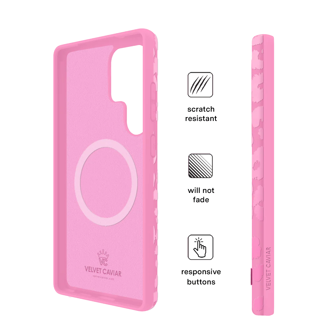 Hot Pink Leopard Samsung Case - Image 102