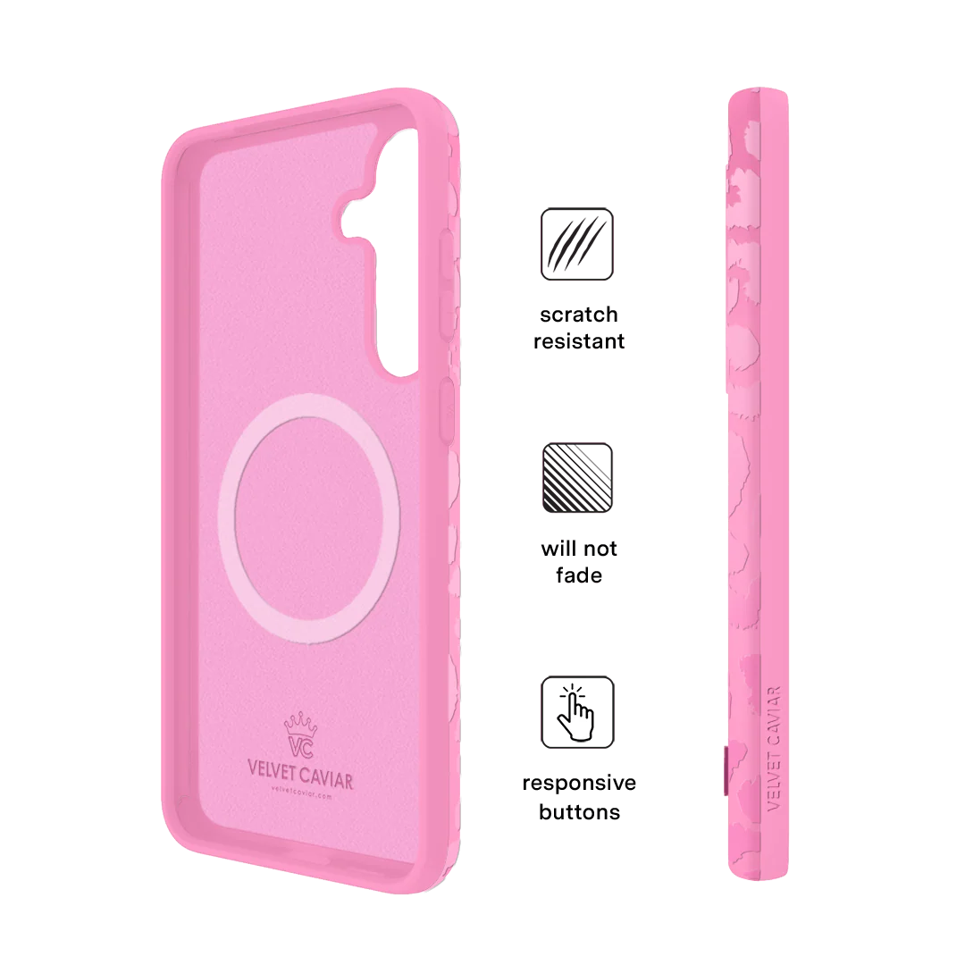 Hot Pink Leopard Samsung Case - Image 112