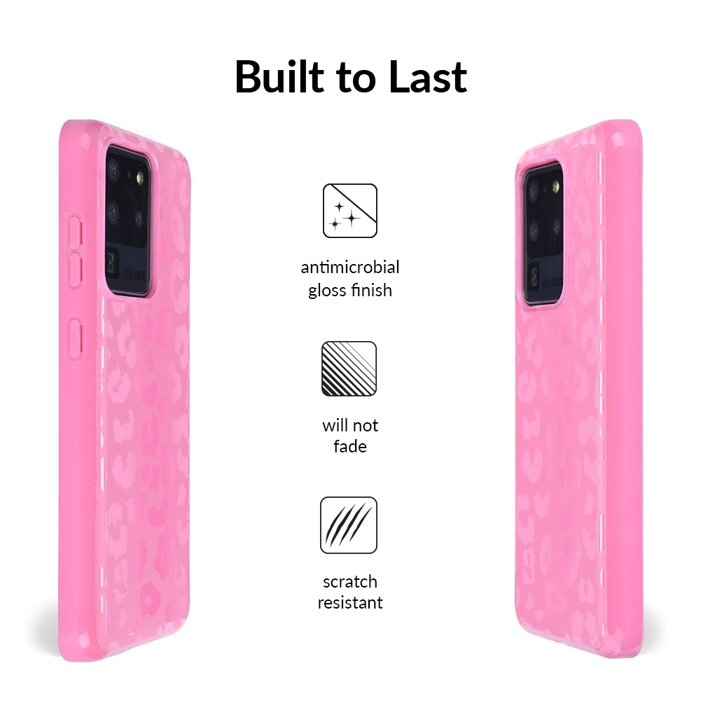 Hot Pink Leopard Samsung Case - Image 29