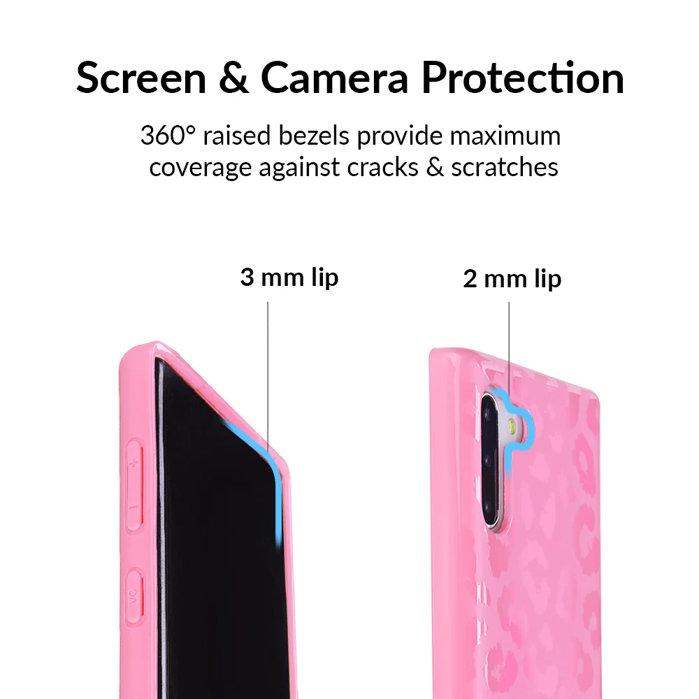 Hot Pink Leopard Samsung Case - Image 3