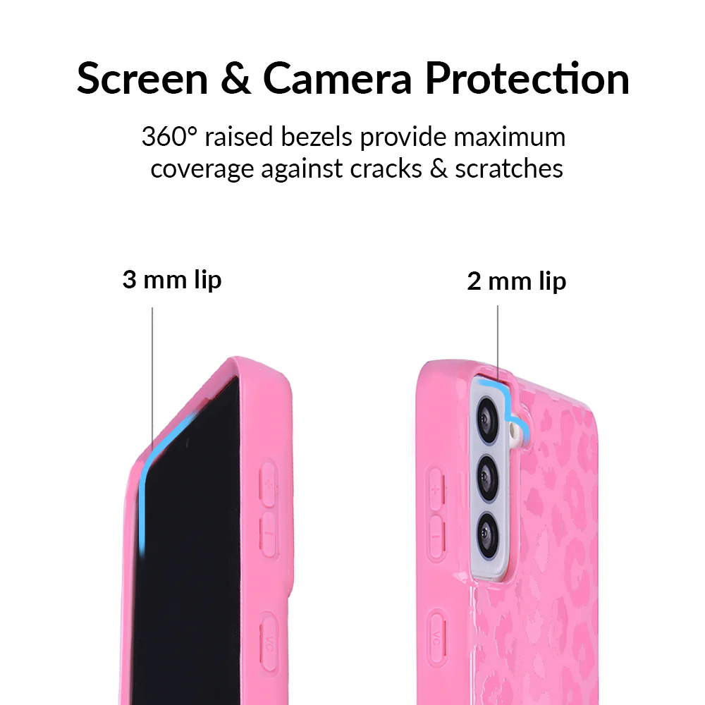 Hot Pink Leopard Samsung Case - Image 34