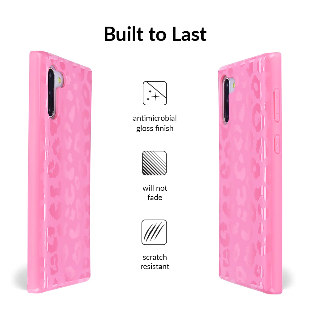Hot Pink Leopard Samsung Case - Image 4