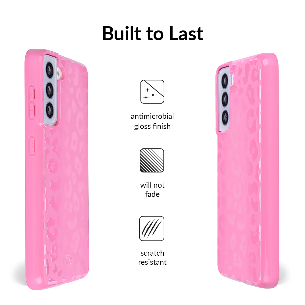 Hot Pink Leopard Samsung Case - Image 42