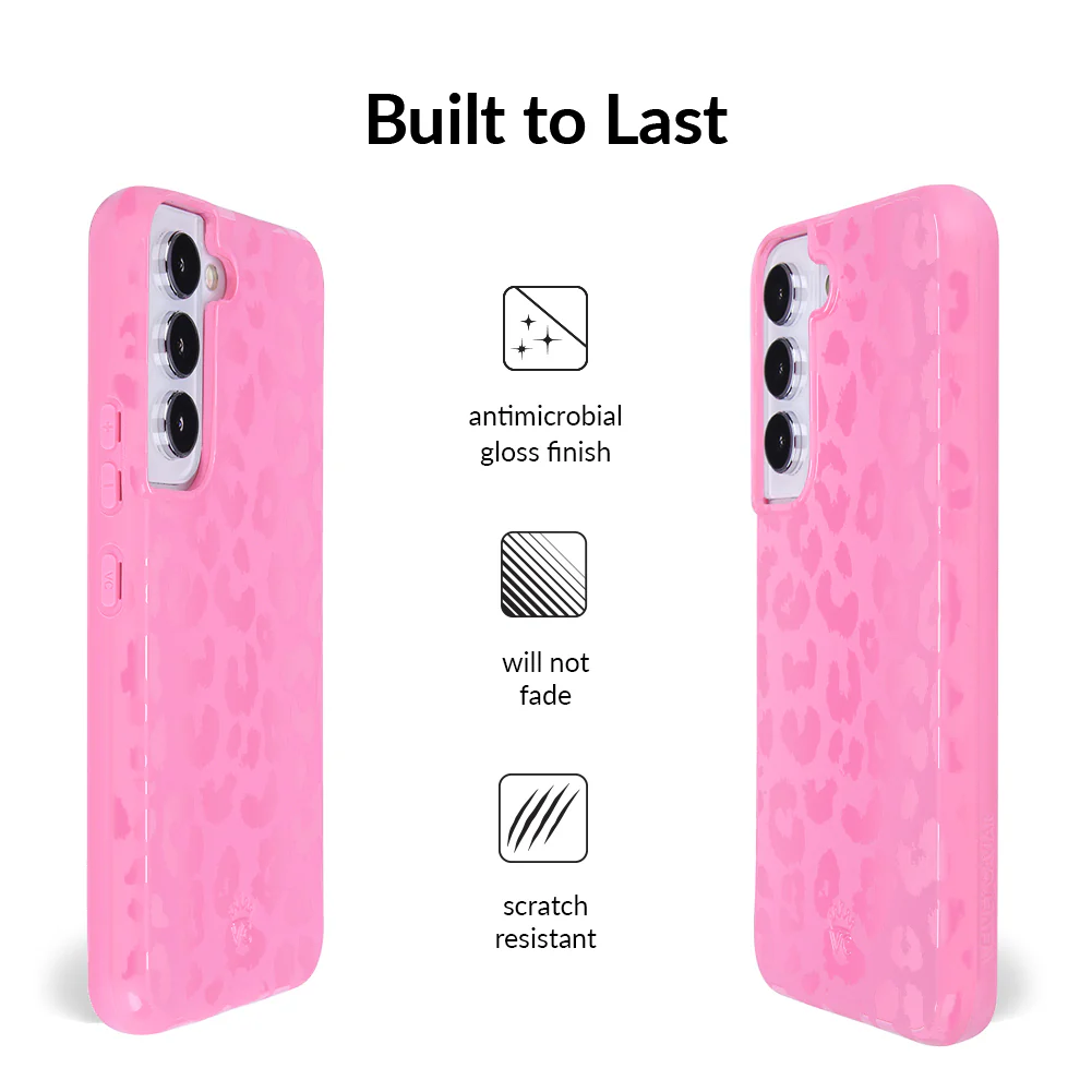 Hot Pink Leopard Samsung Case - Image 54