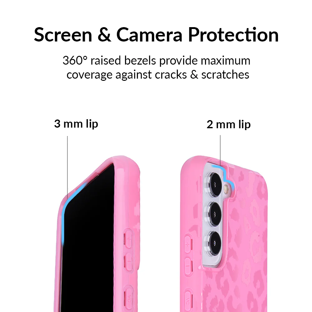 Hot Pink Leopard Samsung Case - Image 59
