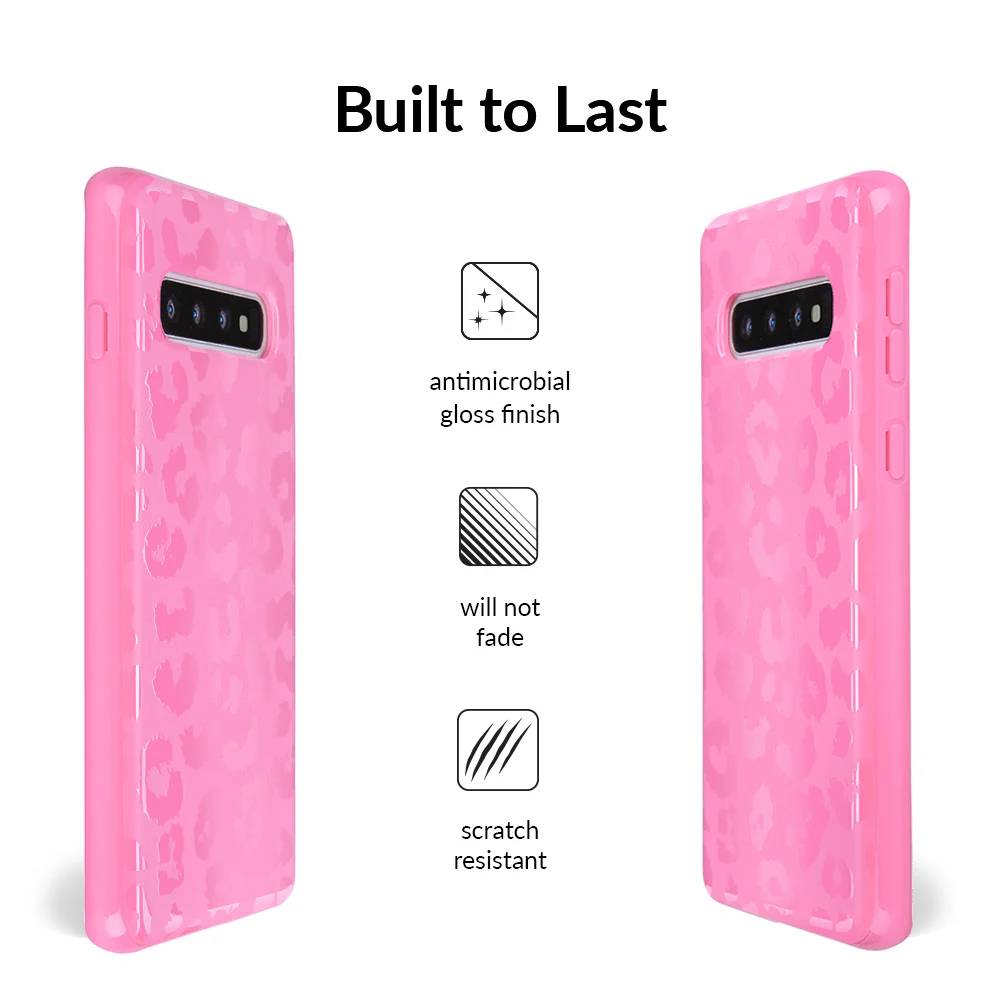 Hot Pink Leopard Samsung Case - Image 73