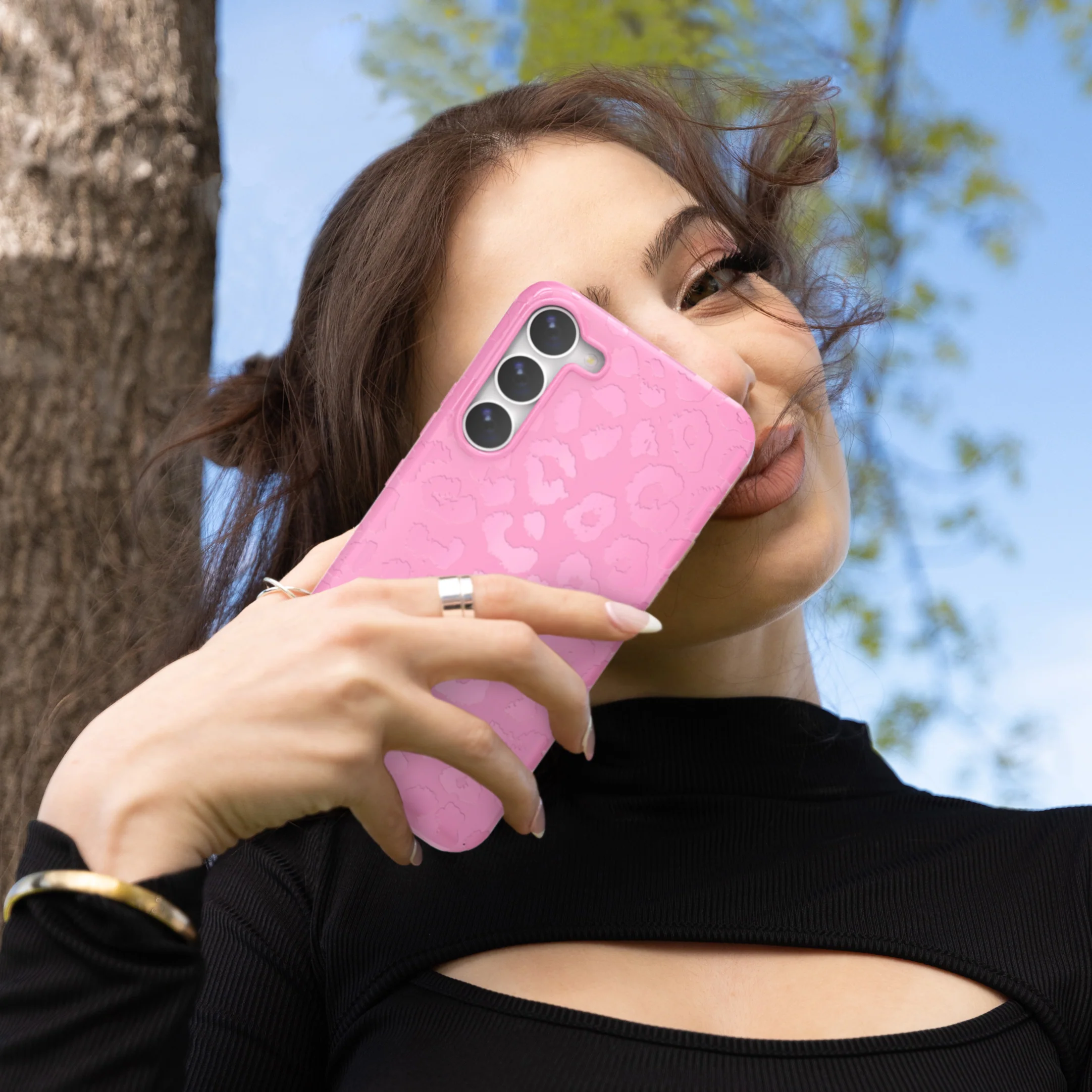 Hot Pink Leopard Samsung Case - Image 81