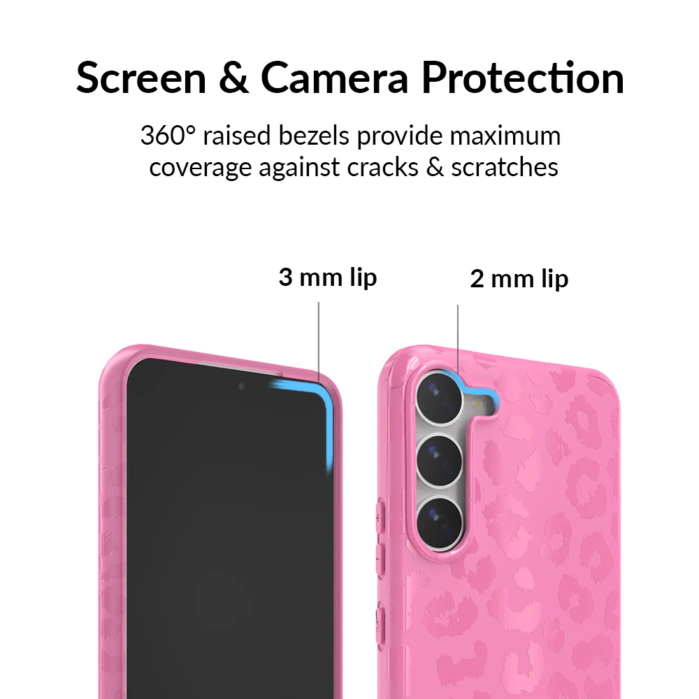 Hot Pink Leopard Samsung Case - Image 82