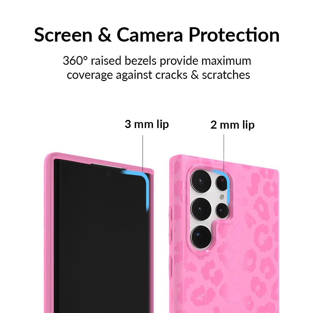 Hot Pink Leopard Samsung Case - Image 95