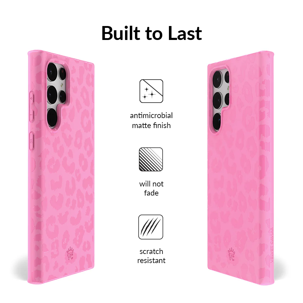 Hot Pink Leopard Samsung Case - Image 96
