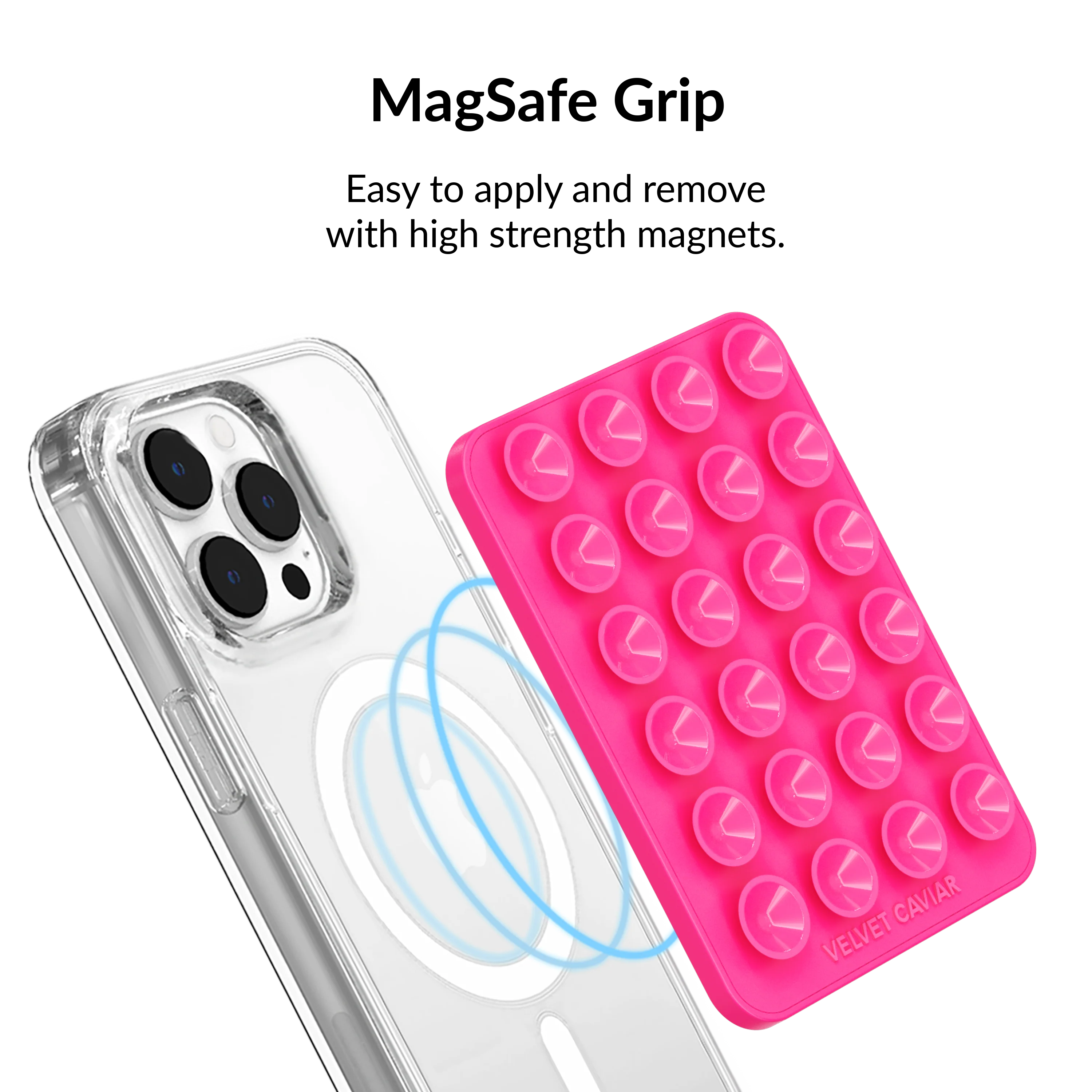 Hot Pink MightyGrip MagSafe Mount - Image 3