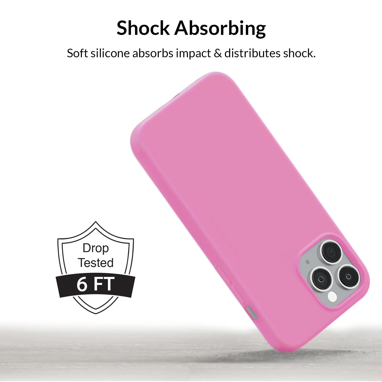 Silicone Hot Pink iPhone Case - Image 67