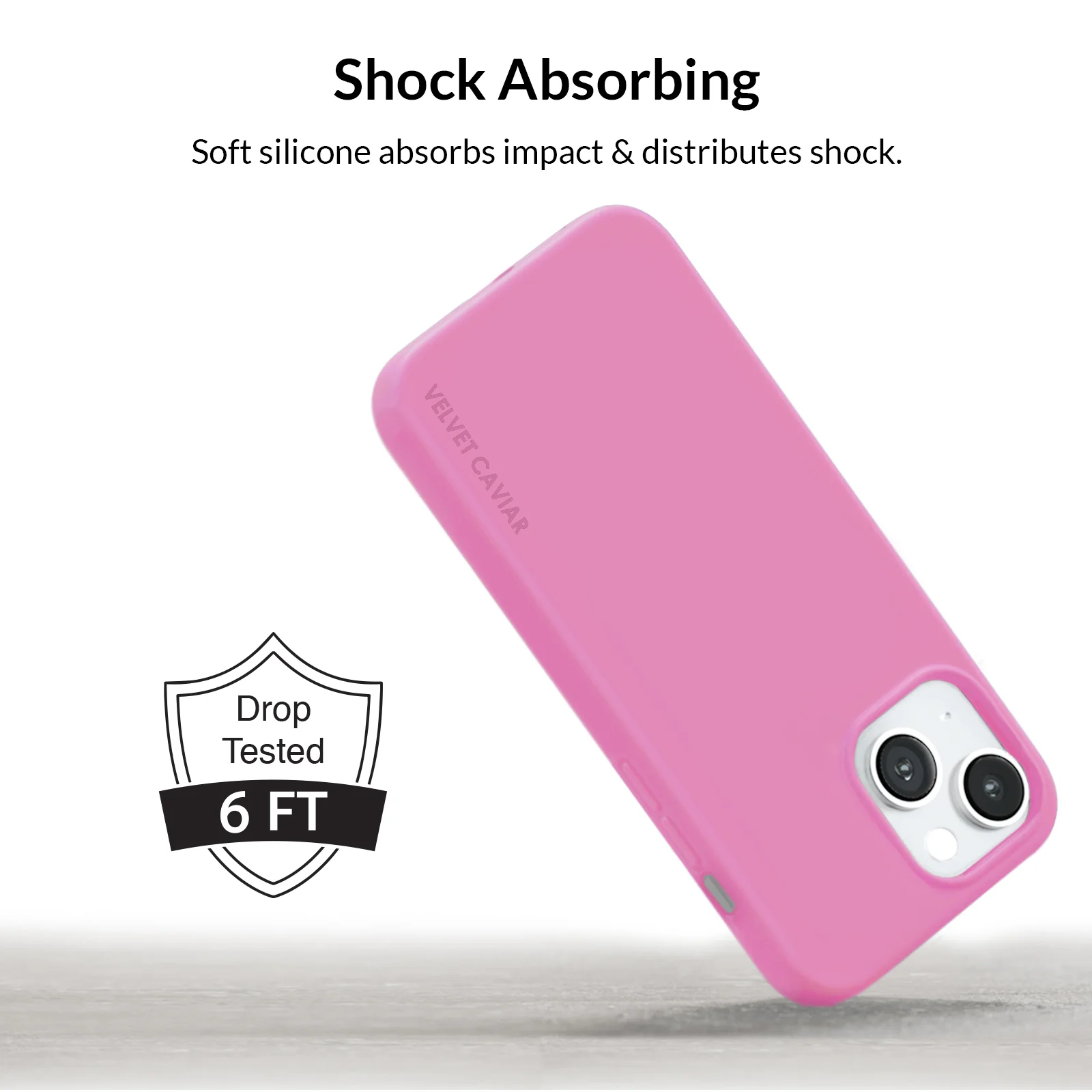 Silicone Hot Pink iPhone Case - Image 87