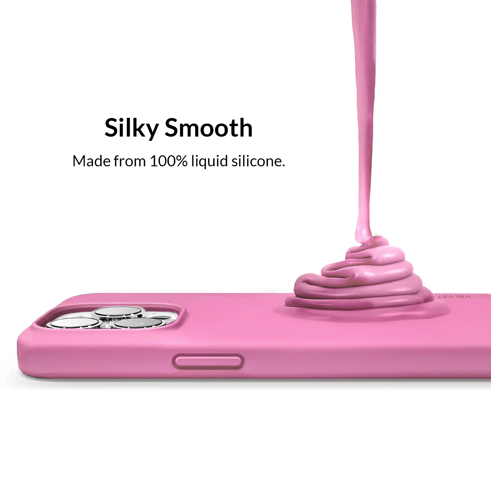 Silicone Hot Pink iPhone Case - Image 91