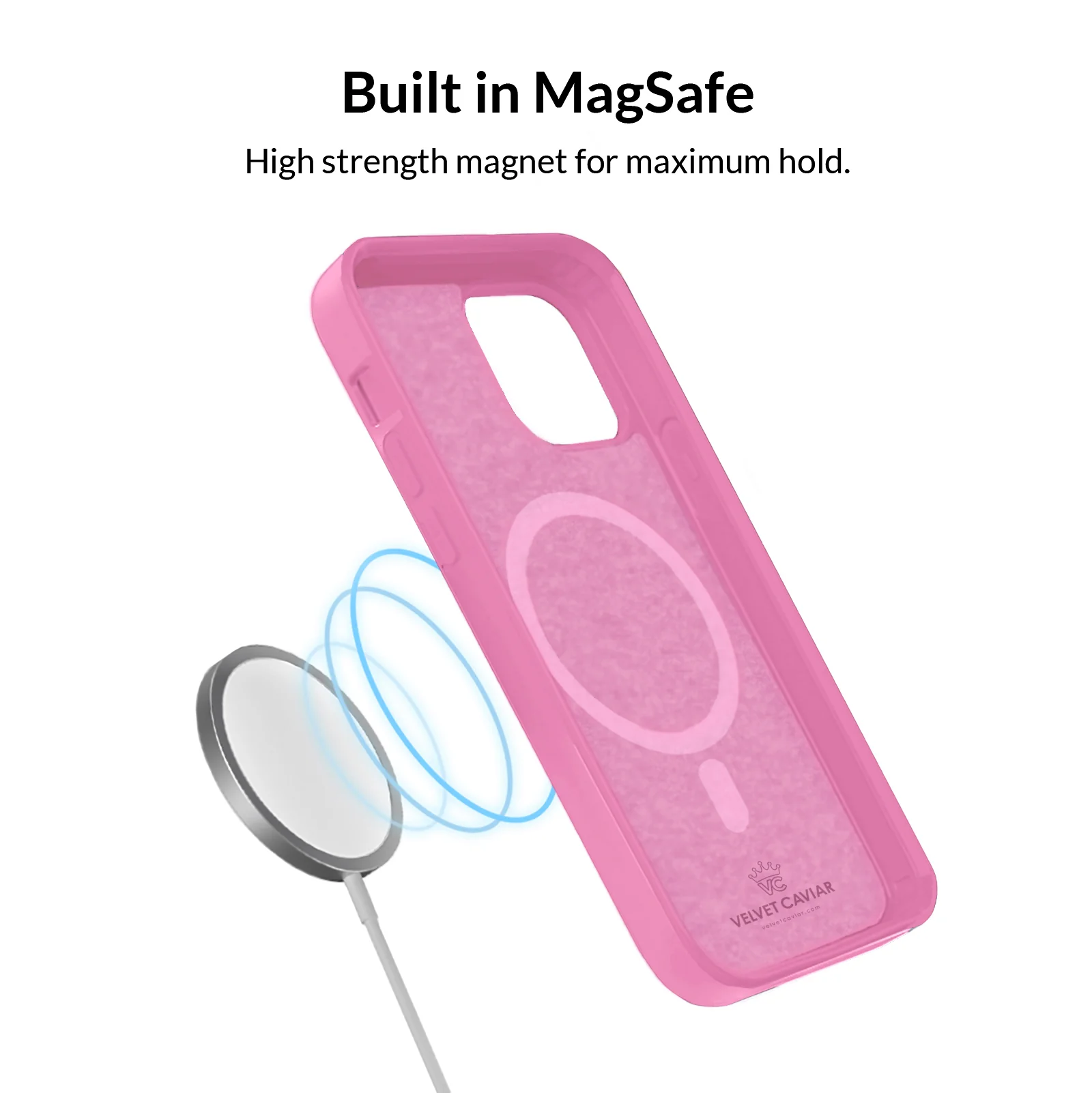 Silicone Hot Pink iPhone Case - Image 93