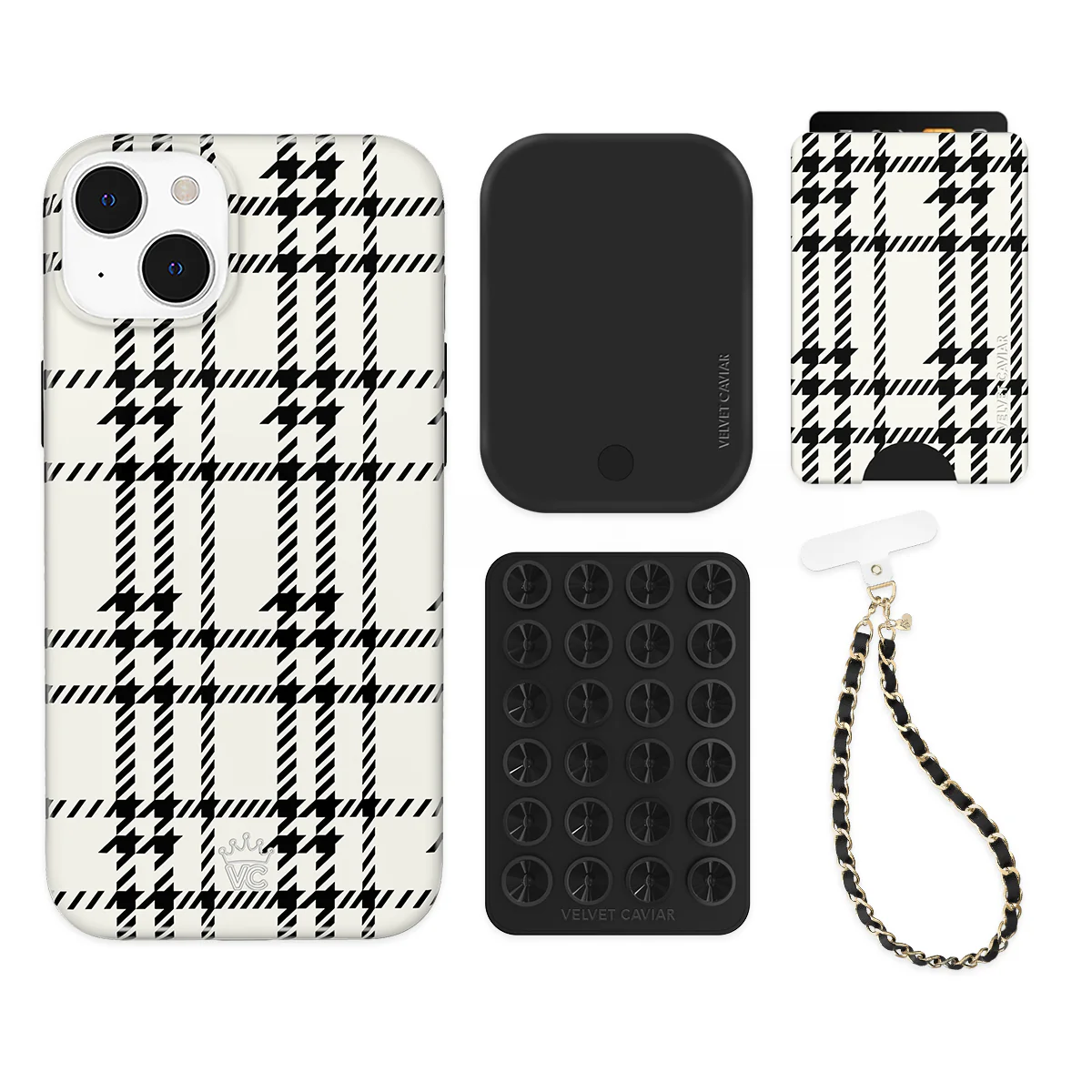Houndstooth Sweater iPhone Bundle Set - Wallet - Image 10