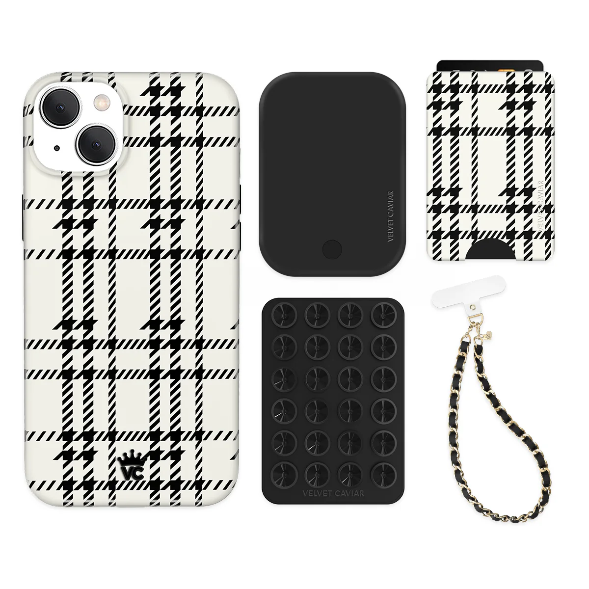 Houndstooth Sweater iPhone Bundle Set - Wallet - Image 14