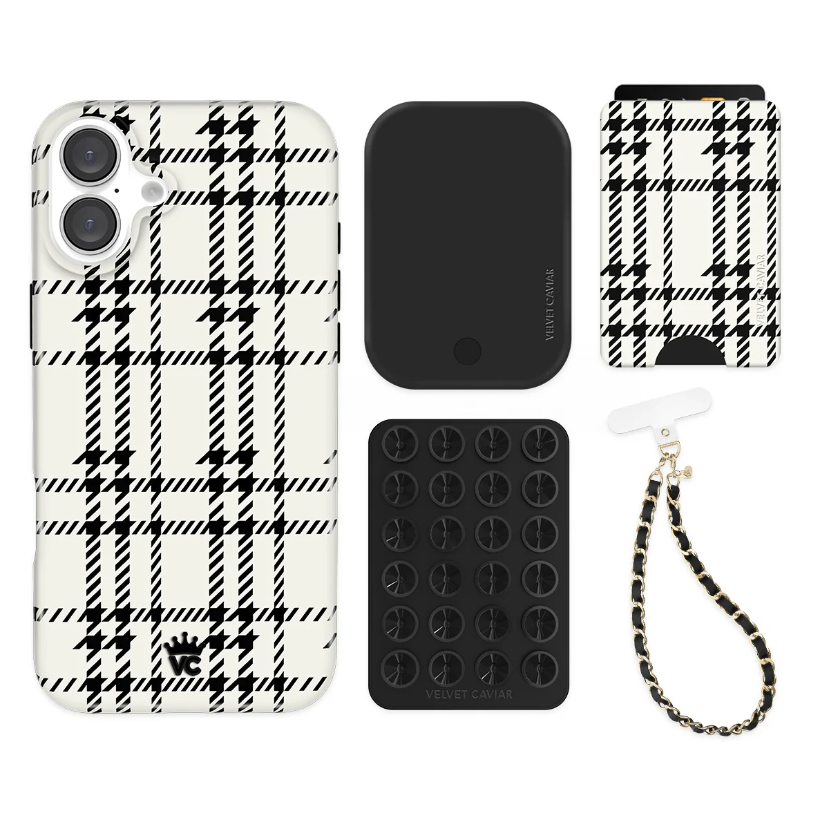 Houndstooth Sweater iPhone Bundle Set - Wallet - Image 15