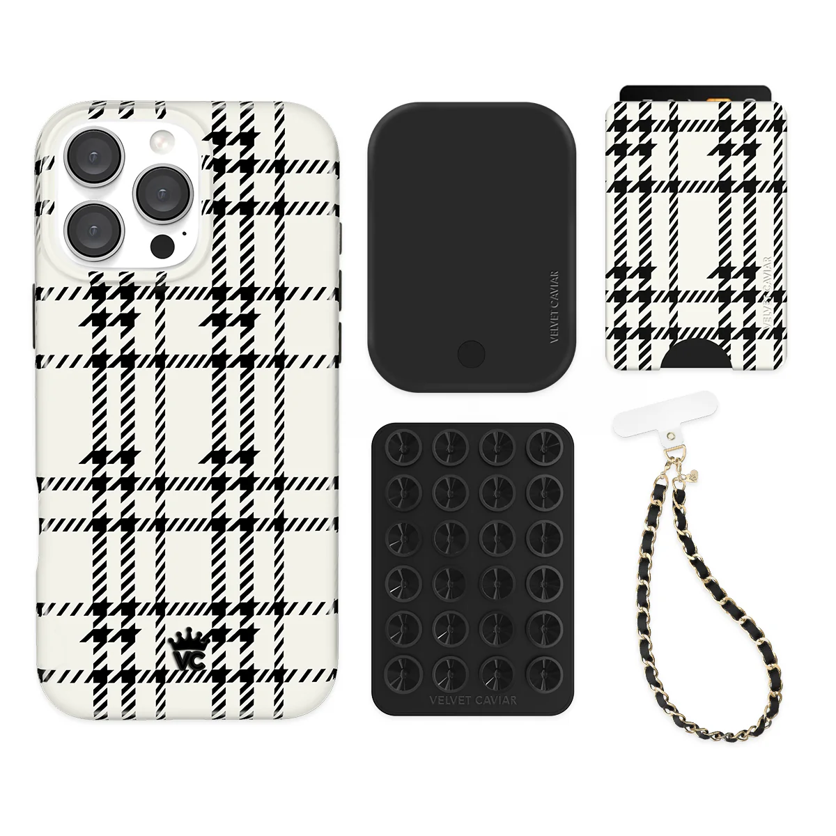 Houndstooth Sweater iPhone Bundle Set - Wallet - Image 16