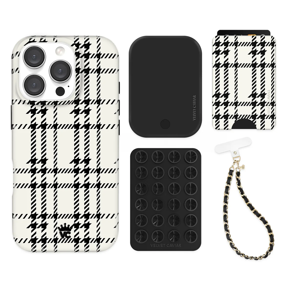 Houndstooth Sweater iPhone Bundle Set - Wallet - Image 17
