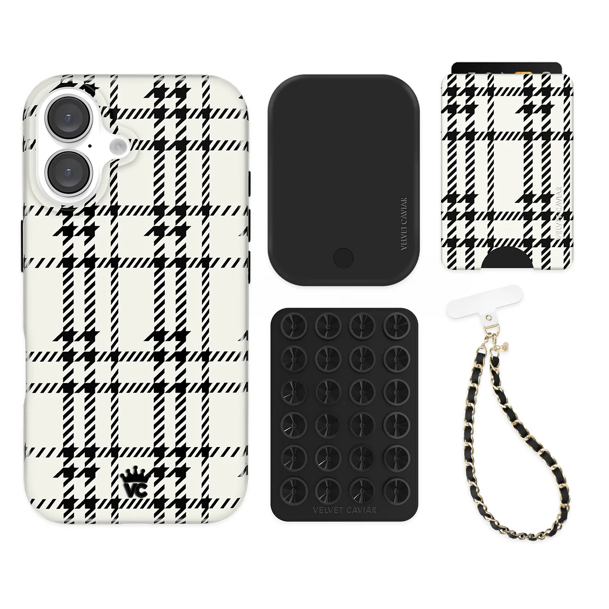 Houndstooth Sweater iPhone Bundle Set - Wallet - Image 18