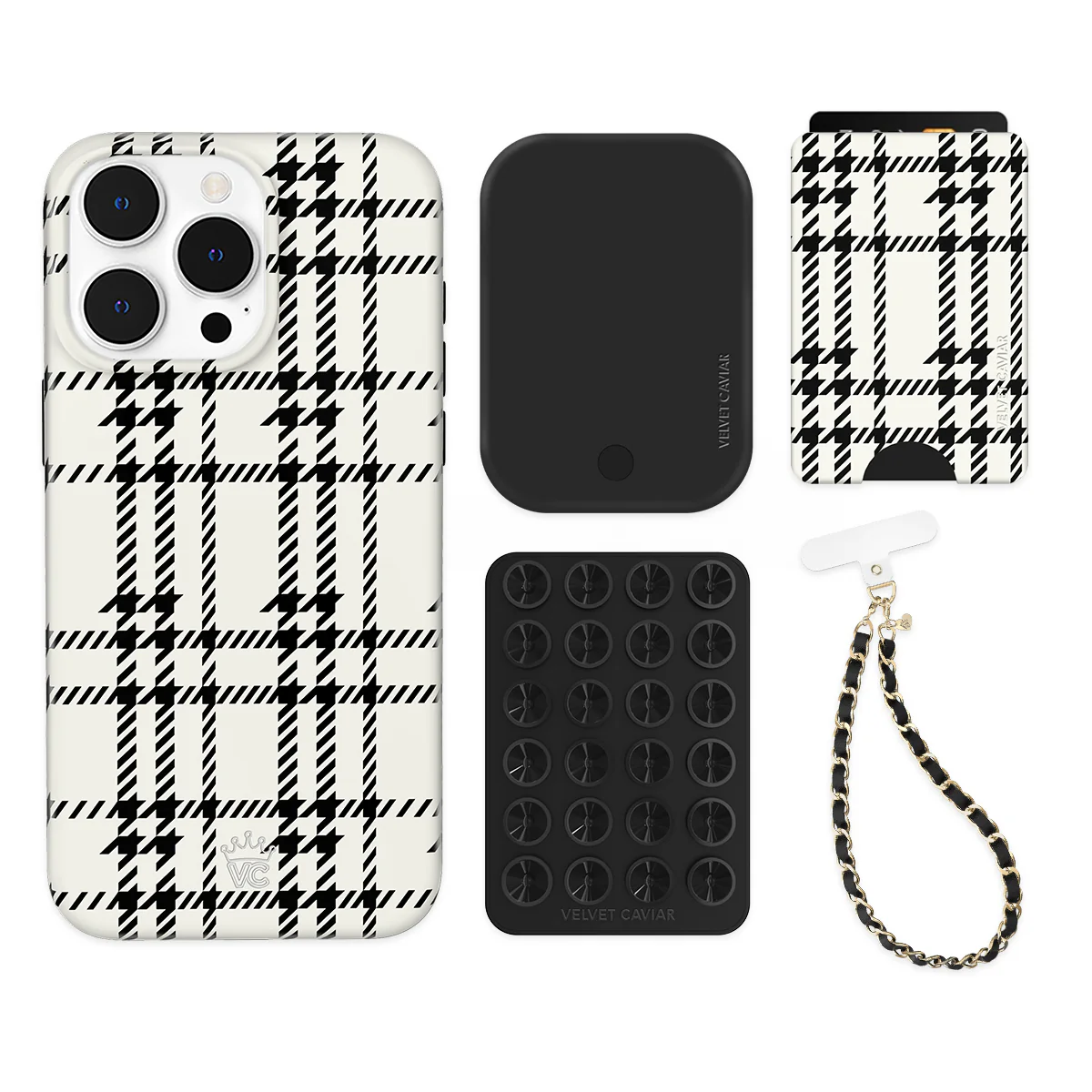 Houndstooth Sweater iPhone Bundle Set - Wallet - Image 8