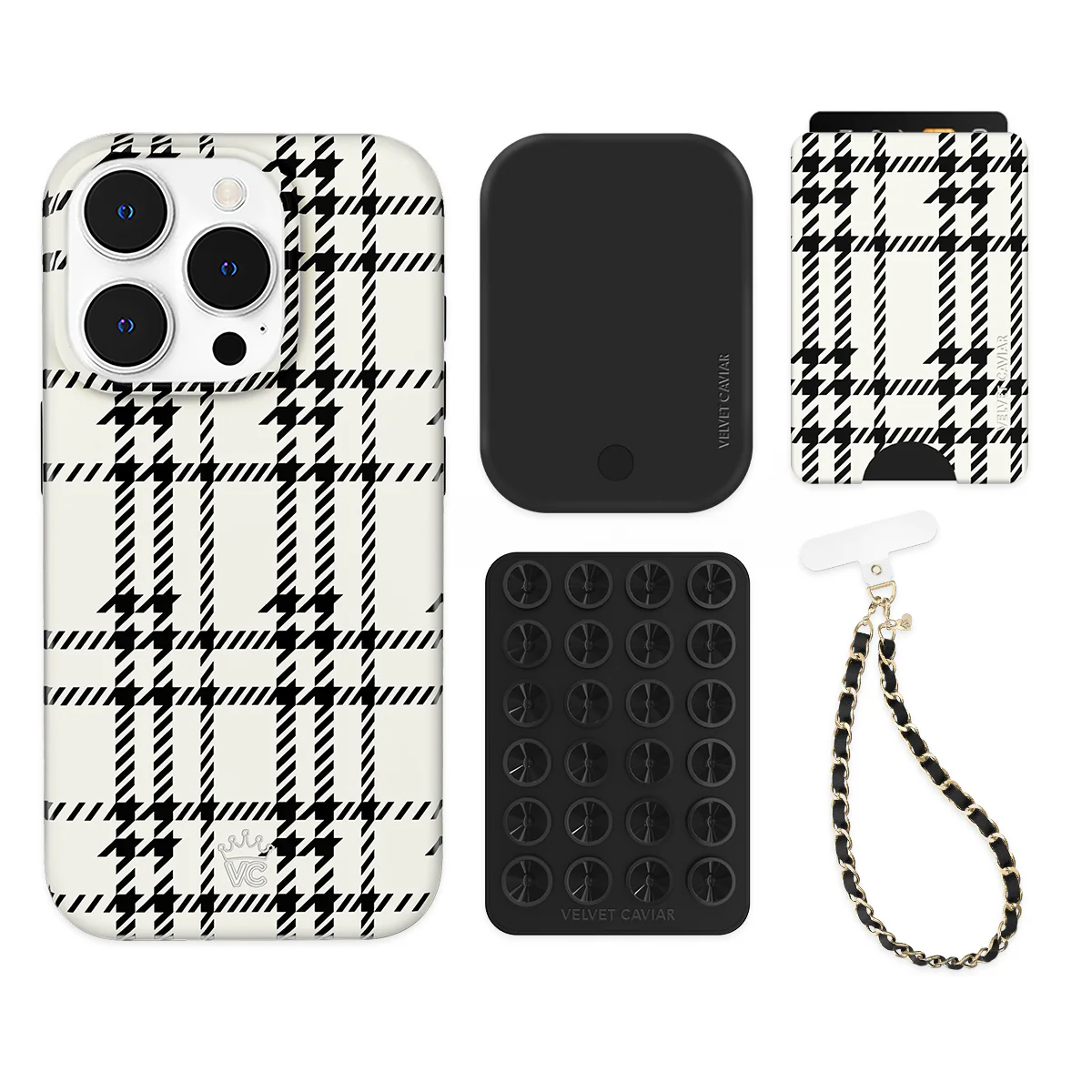 Houndstooth Sweater iPhone Bundle Set - Wallet - Image 9