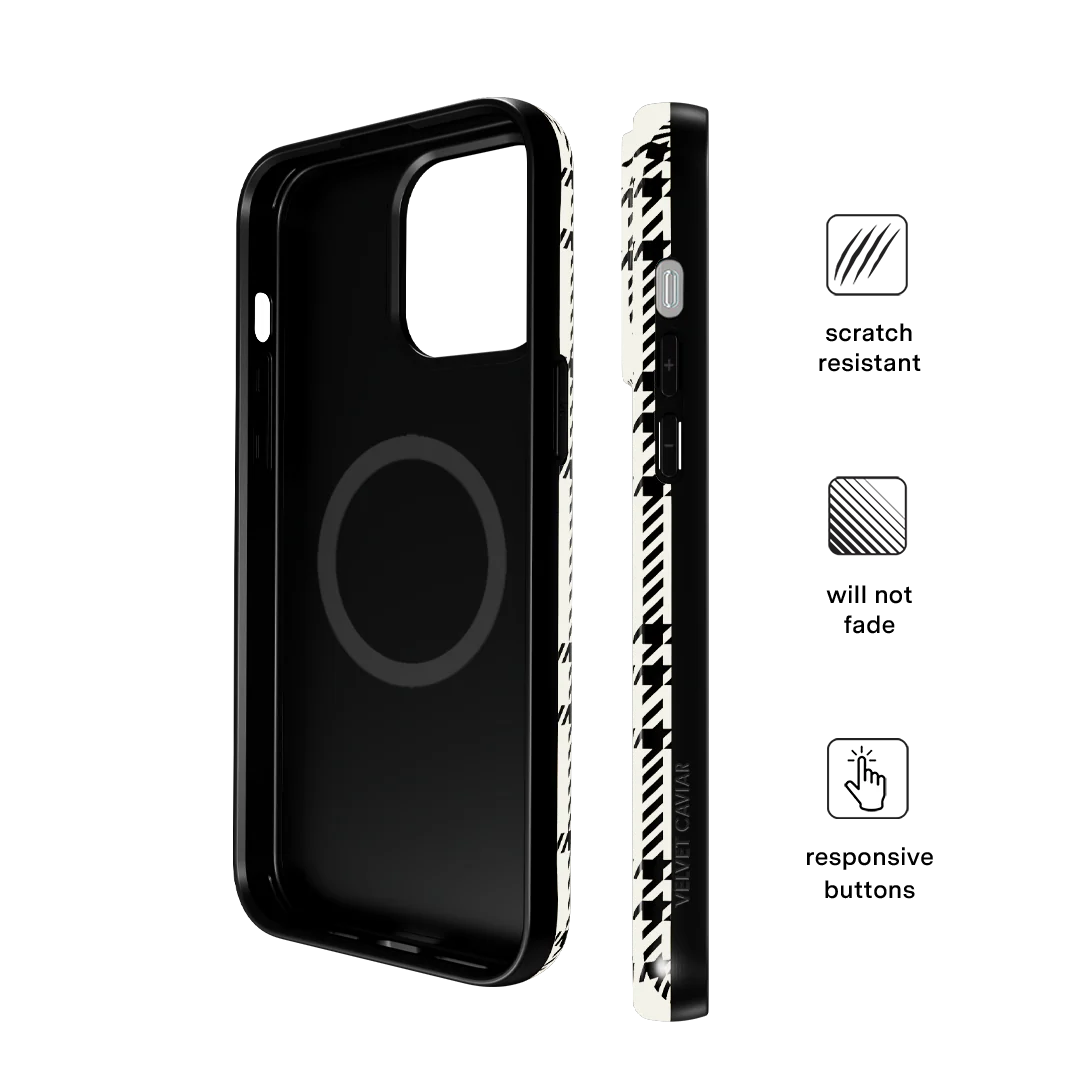 Houndstooth Sweater iPhone Case - Image 102