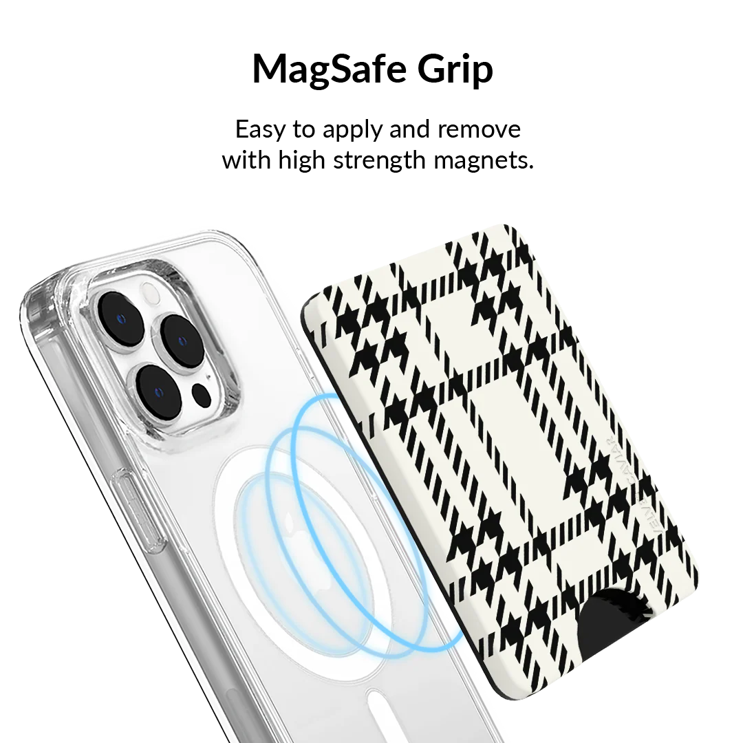 Houndstooth Sweater MagSafe Wallet - Image 4