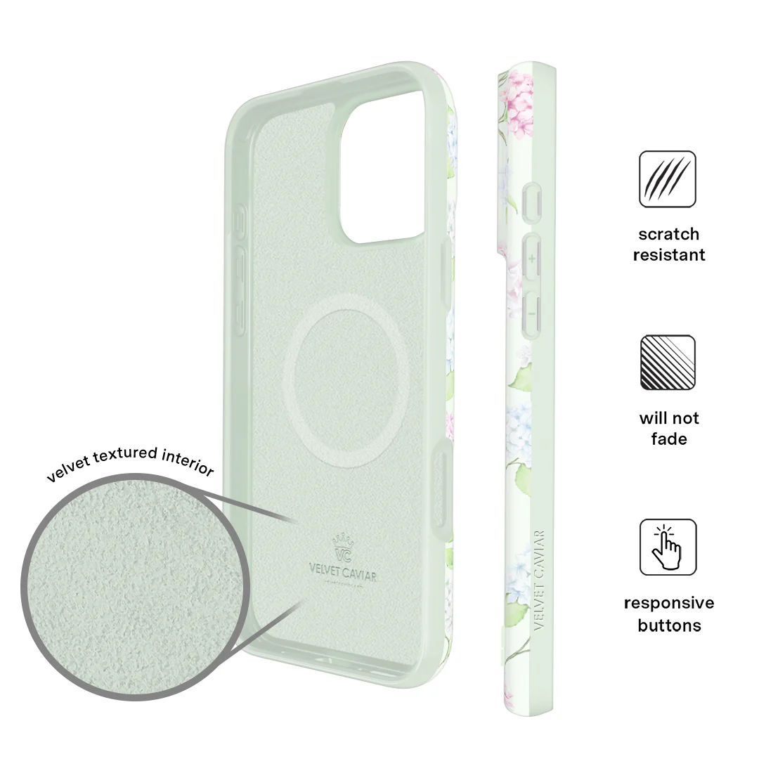 Hydrangea Floral iPhone Case - Image 15