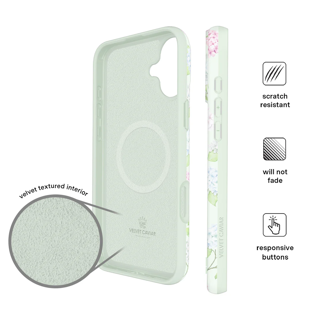 Hydrangea Floral iPhone Case - Image 20