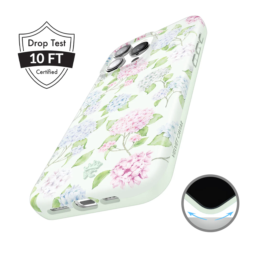 Hydrangea Floral iPhone Case - Image 34