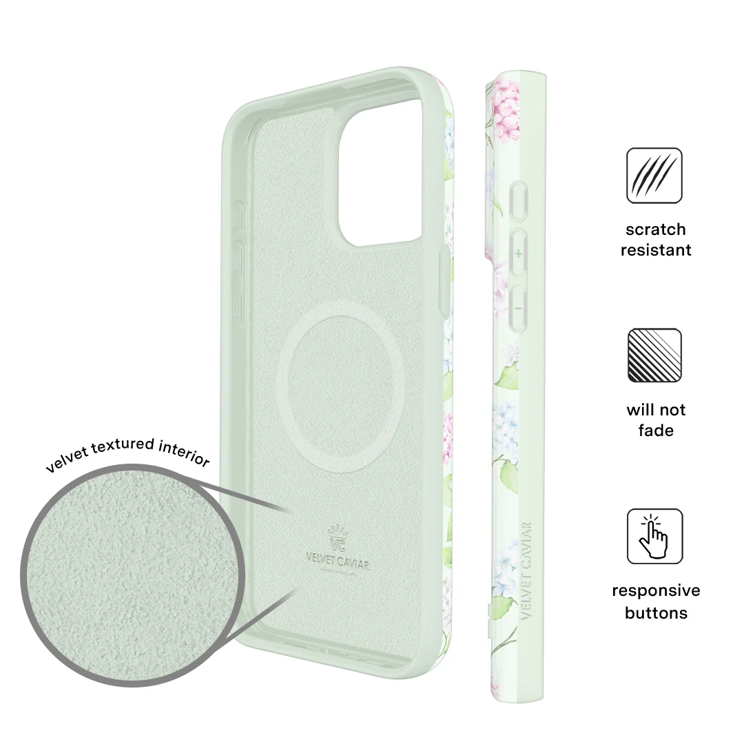 Hydrangea Floral iPhone Case - Image 35