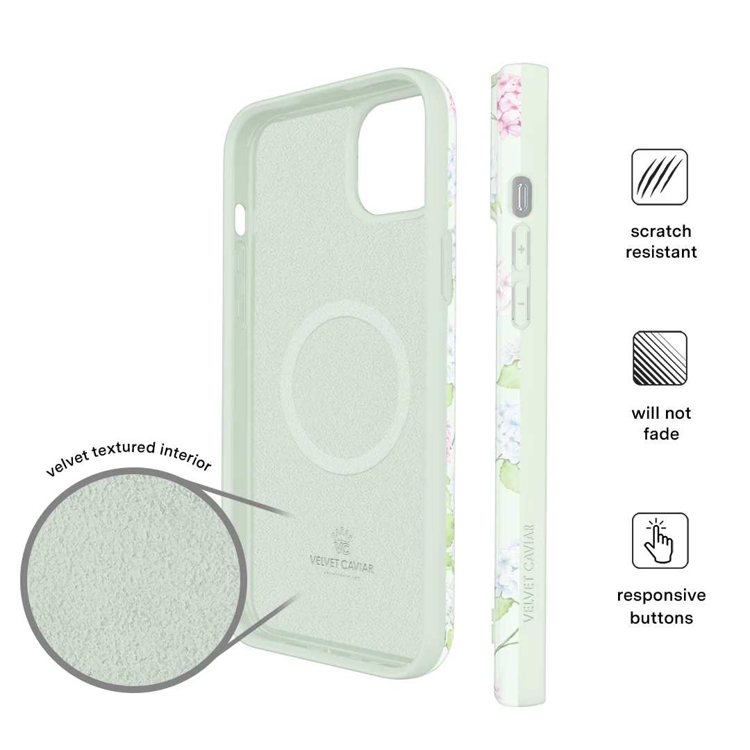 Hydrangea Floral iPhone Case - Image 40