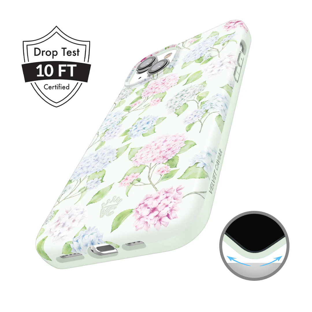 Hydrangea Floral iPhone Case - Image 44