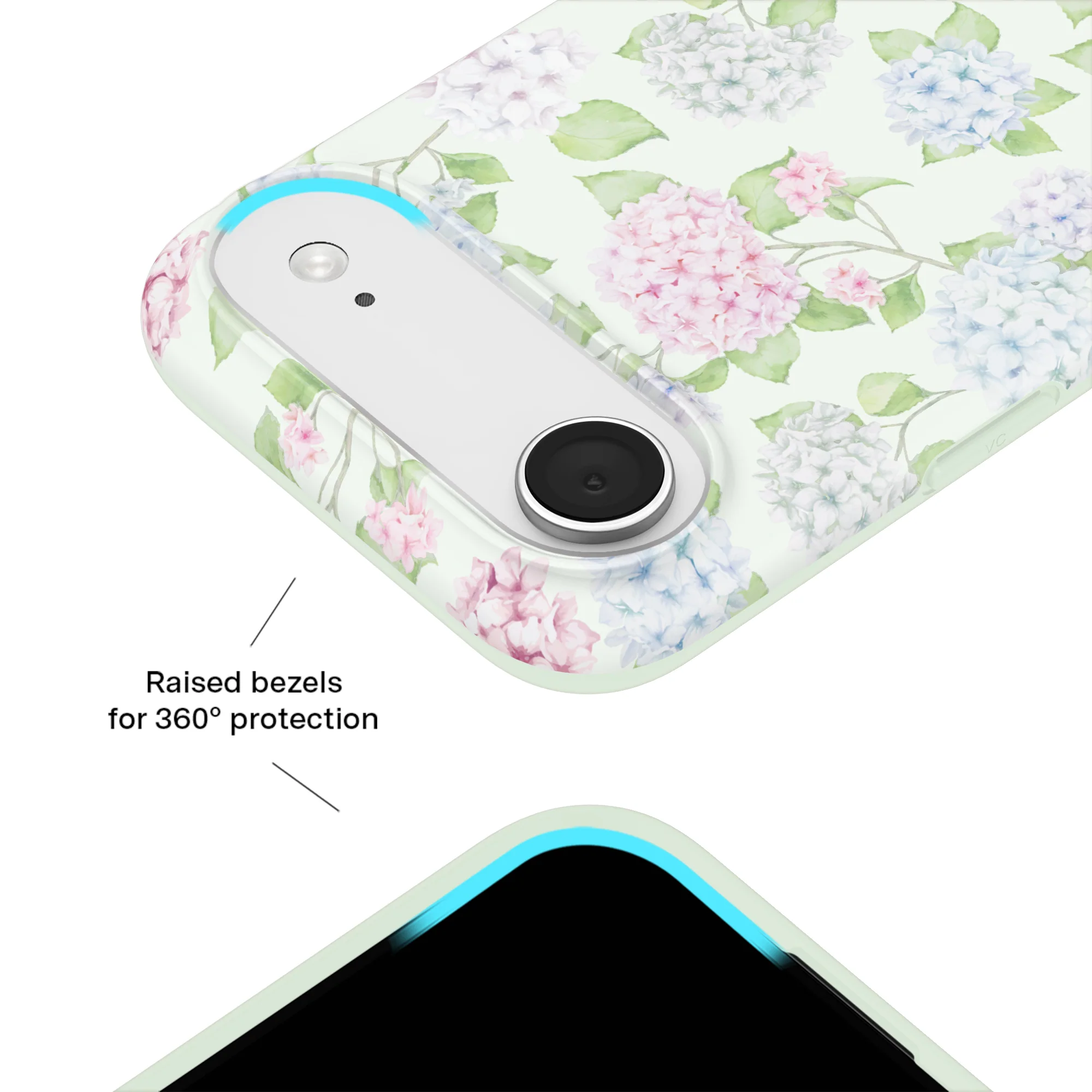 Hydrangea Floral iPhone Case - Image 78