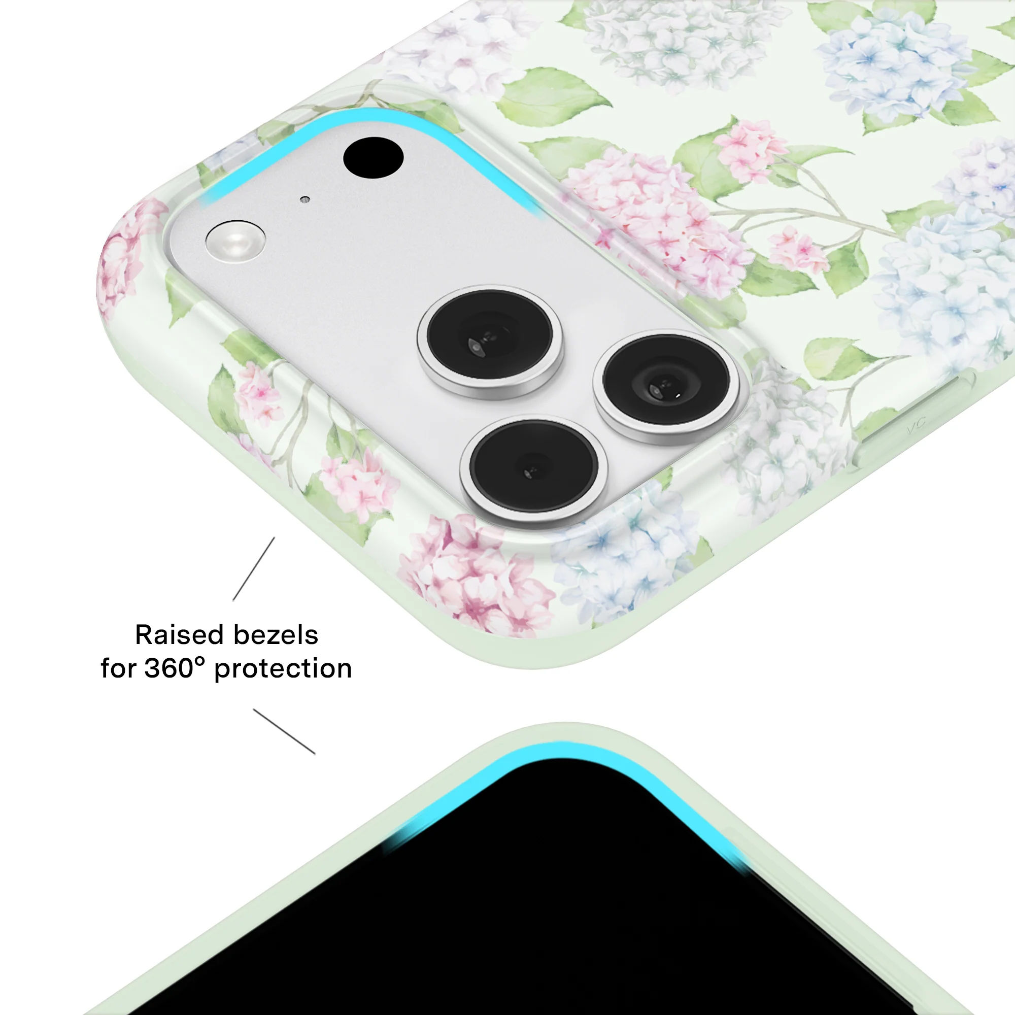 Hydrangea Floral iPhone Case - Image 88