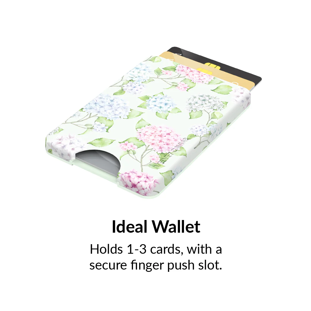 Hydrangea Floral MagSafe Wallet - Image 3
