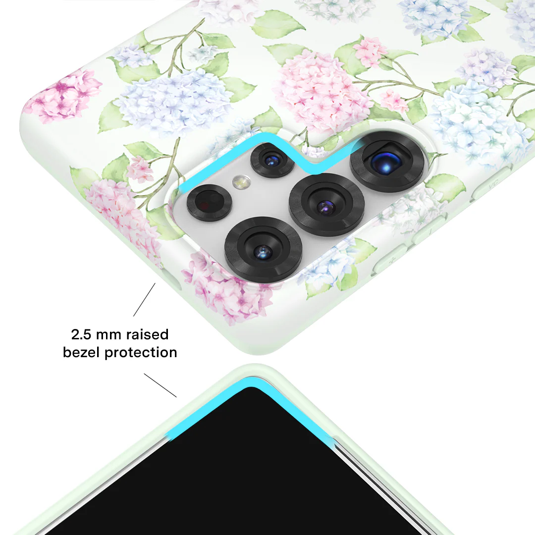 Hydrangea Floral Samsung Case - Image 12