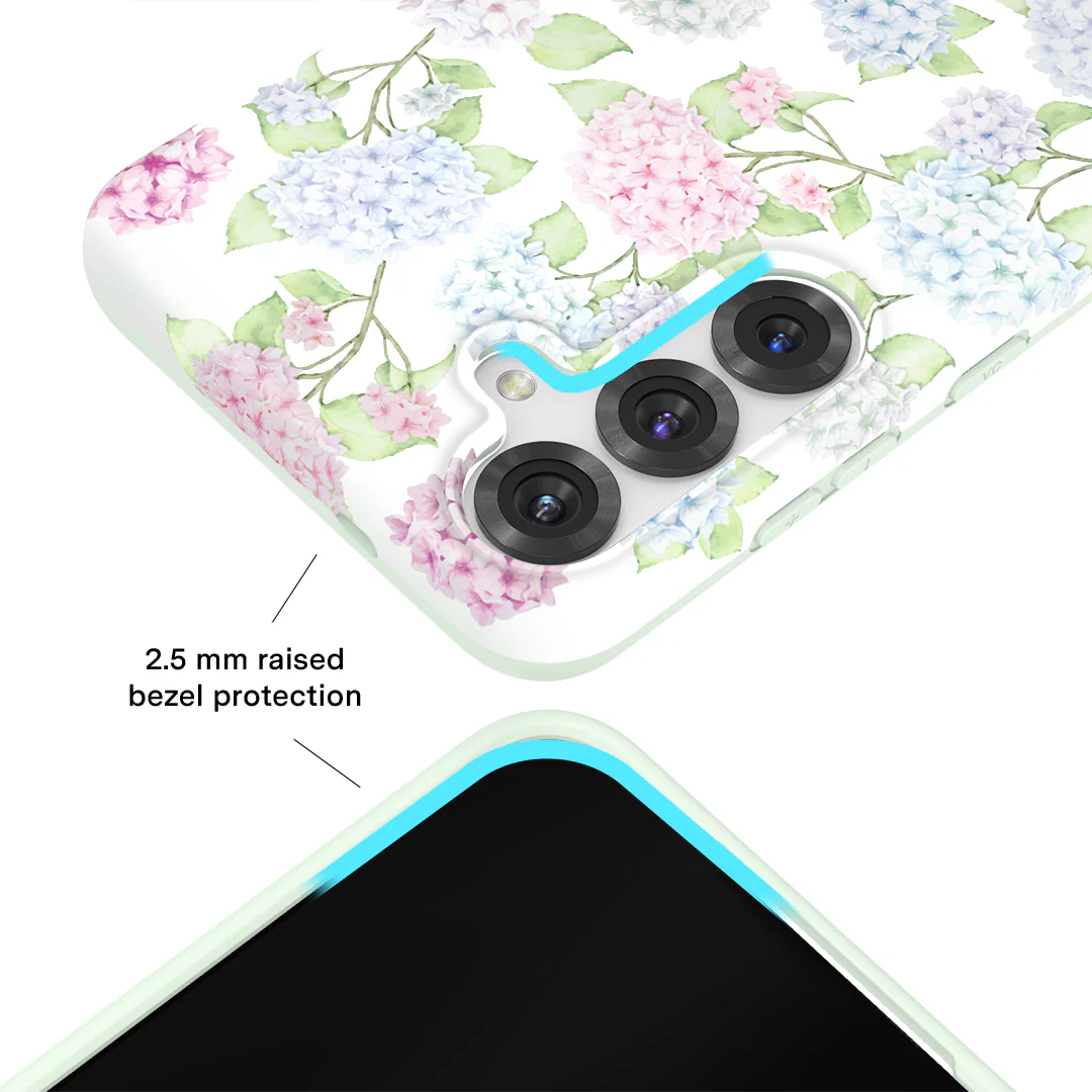 Hydrangea Floral Samsung Case - Image 2