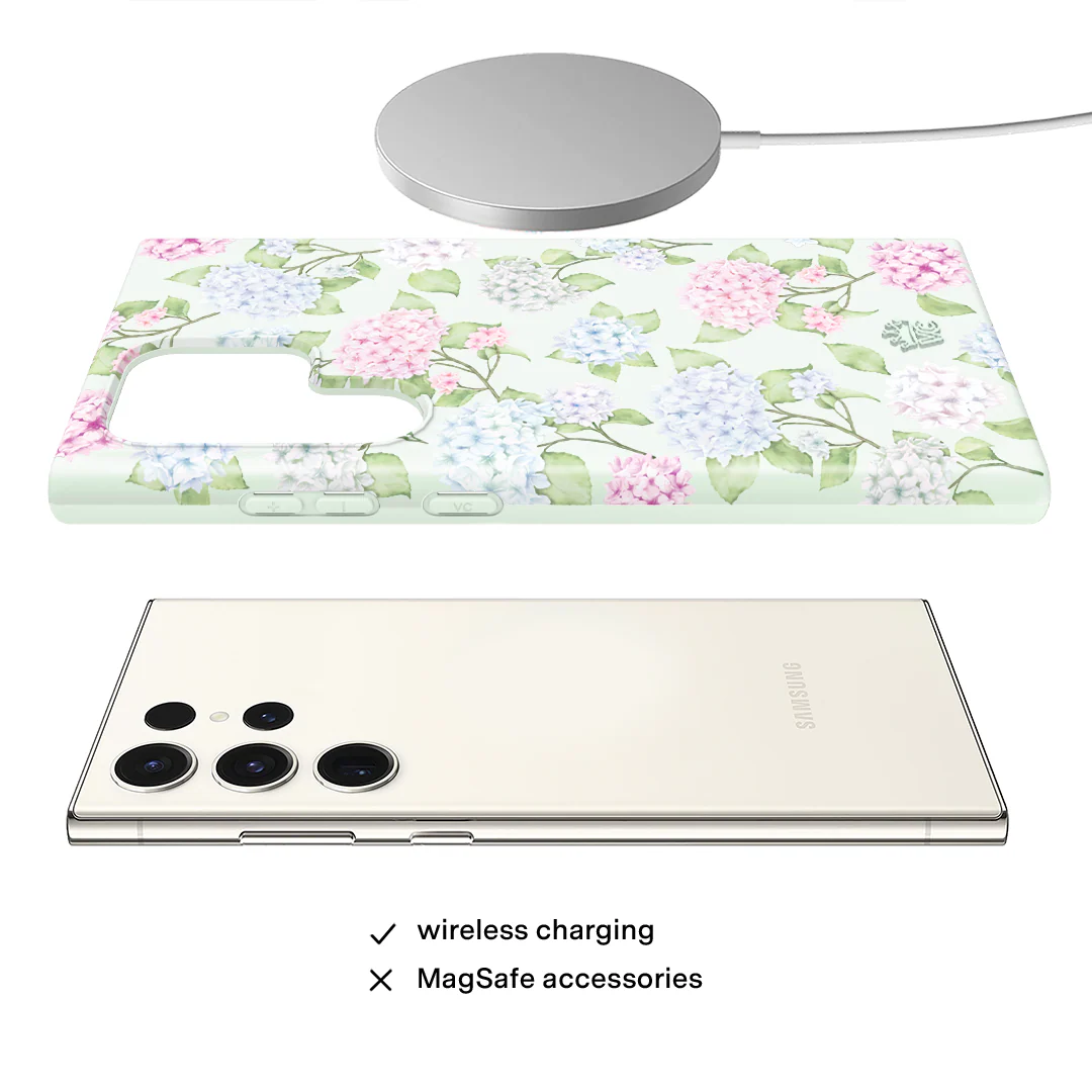 Hydrangea Floral Samsung Case - Image 28