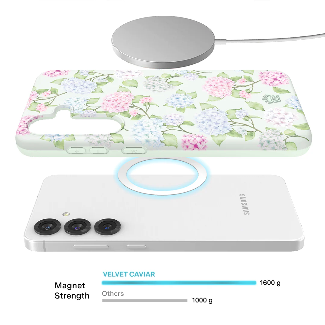 Hydrangea Floral Samsung Case - Image 3