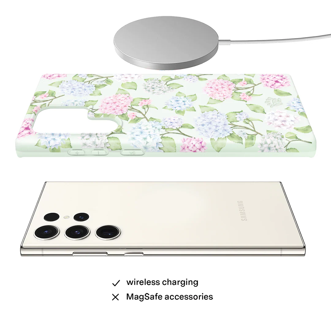 Hydrangea Floral Samsung Case - Image 43